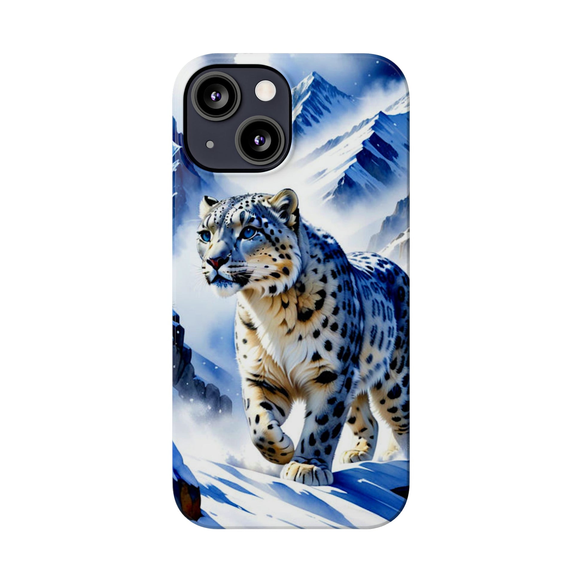 White Tiger Slim Phone Case - Colorwink