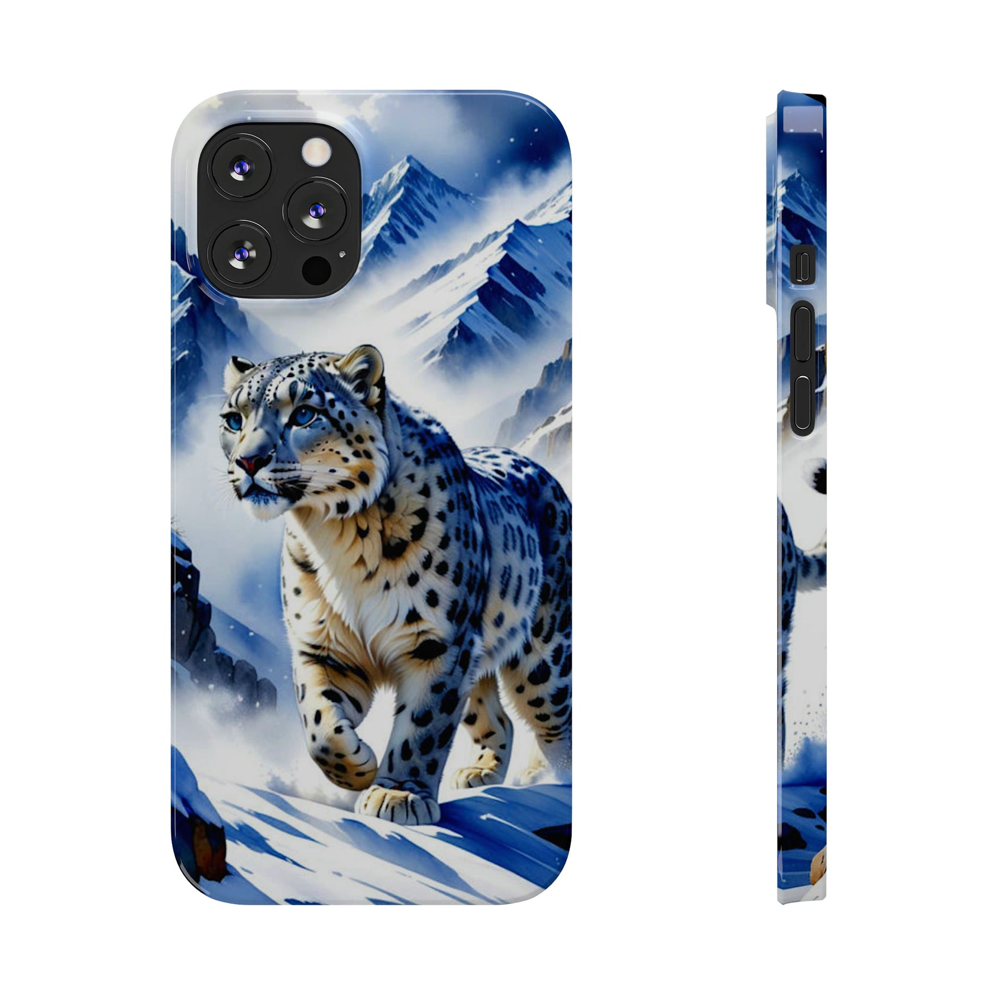 White Tiger Slim Phone Case - Colorwink