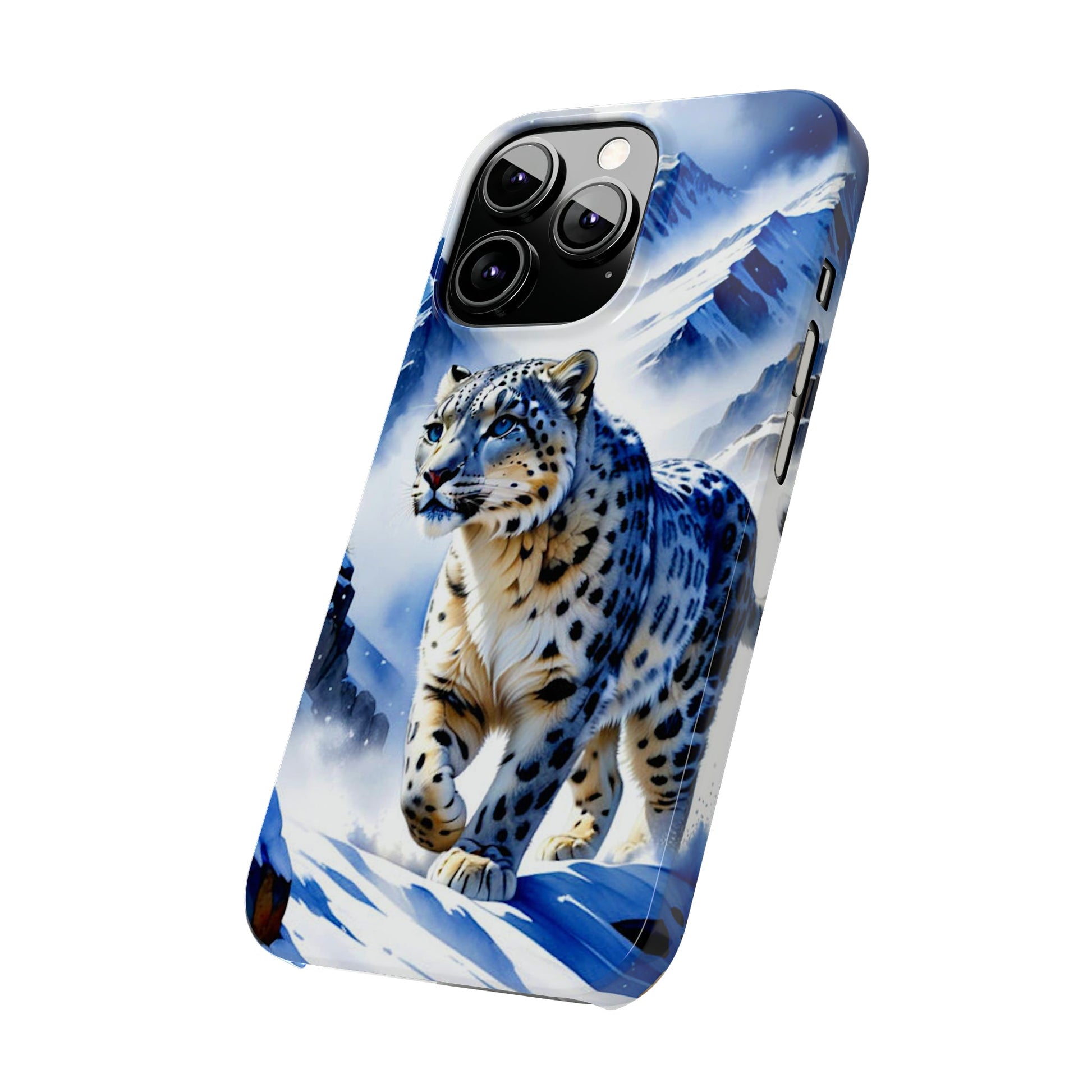 White Tiger Slim Phone Case - Colorwink