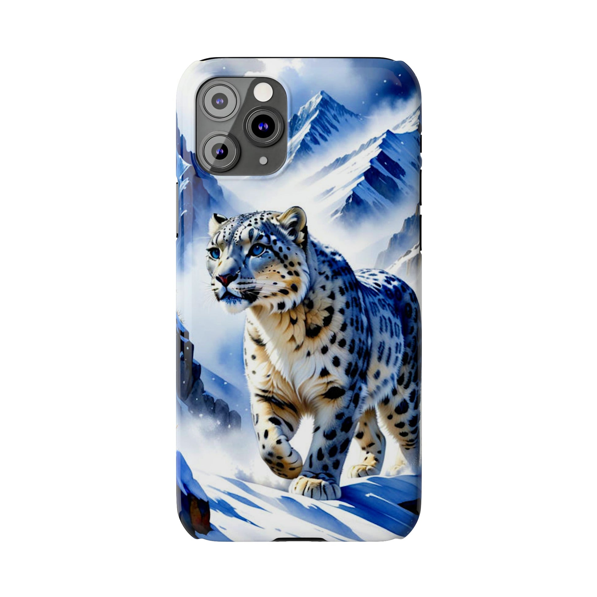 White Tiger Slim Phone Case - Colorwink