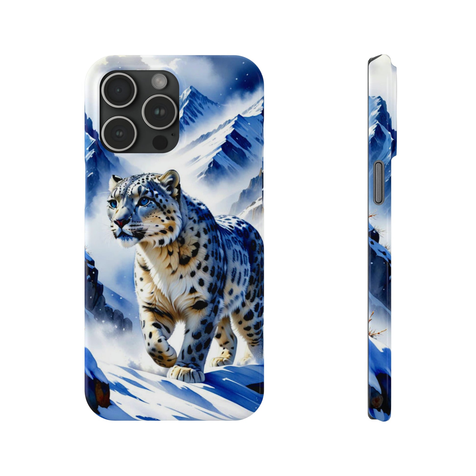 White Tiger Slim Phone Case - Colorwink