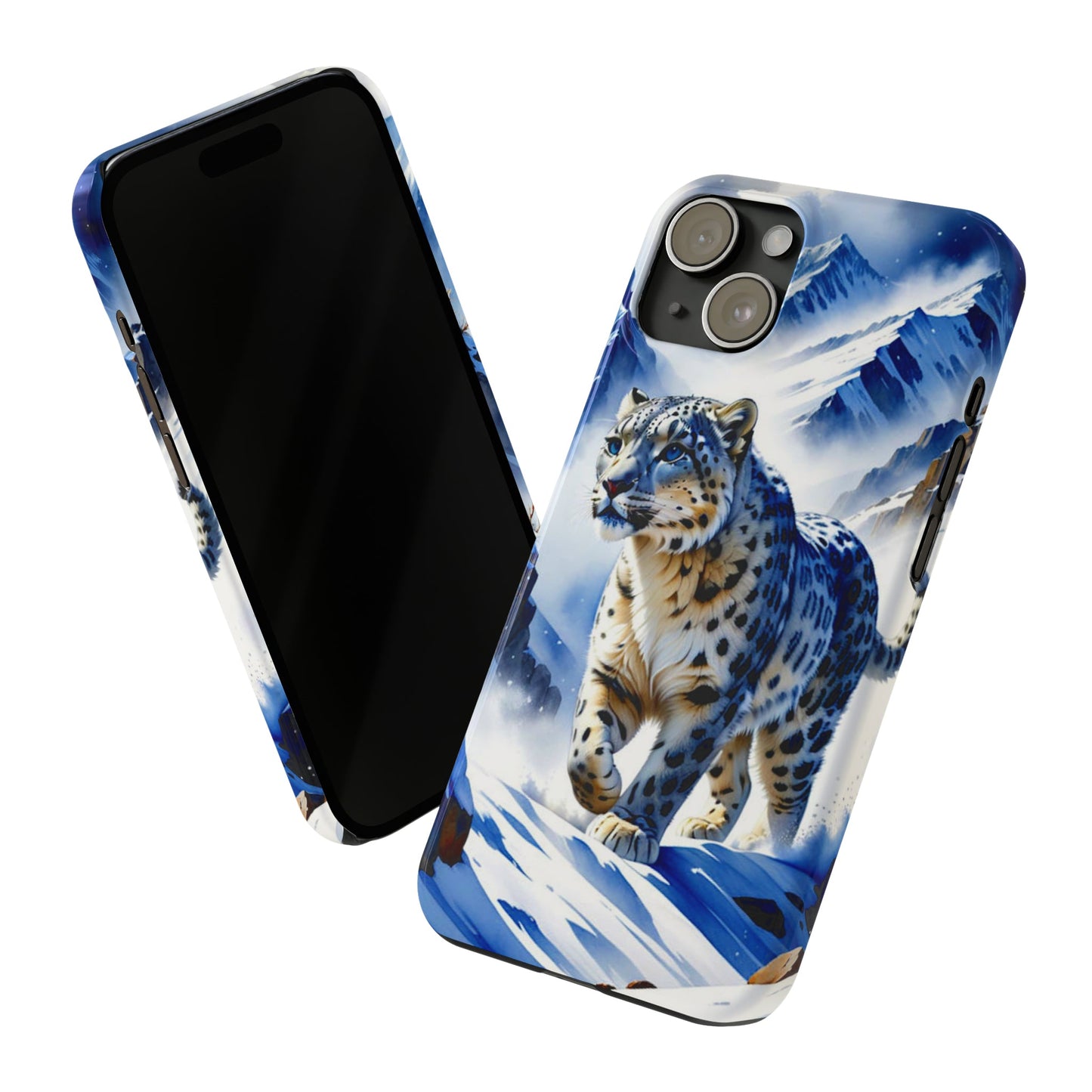 White Tiger Slim Phone Case - Colorwink