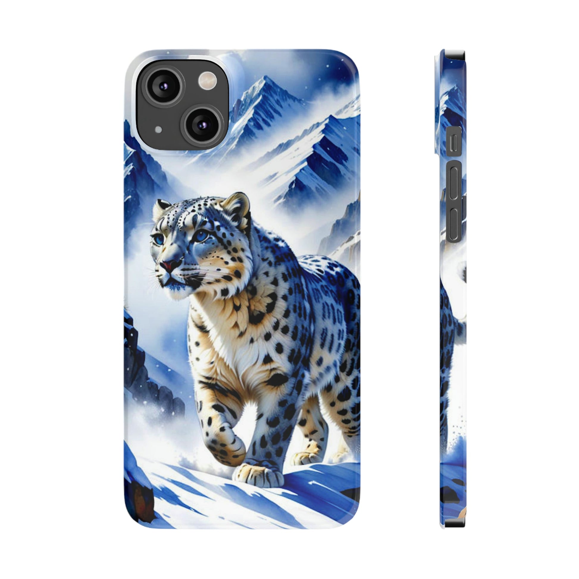 White Tiger Slim Phone Case - Colorwink