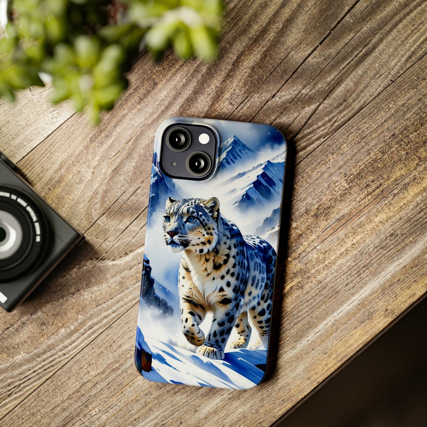 White Tiger Slim Phone Case - Colorwink