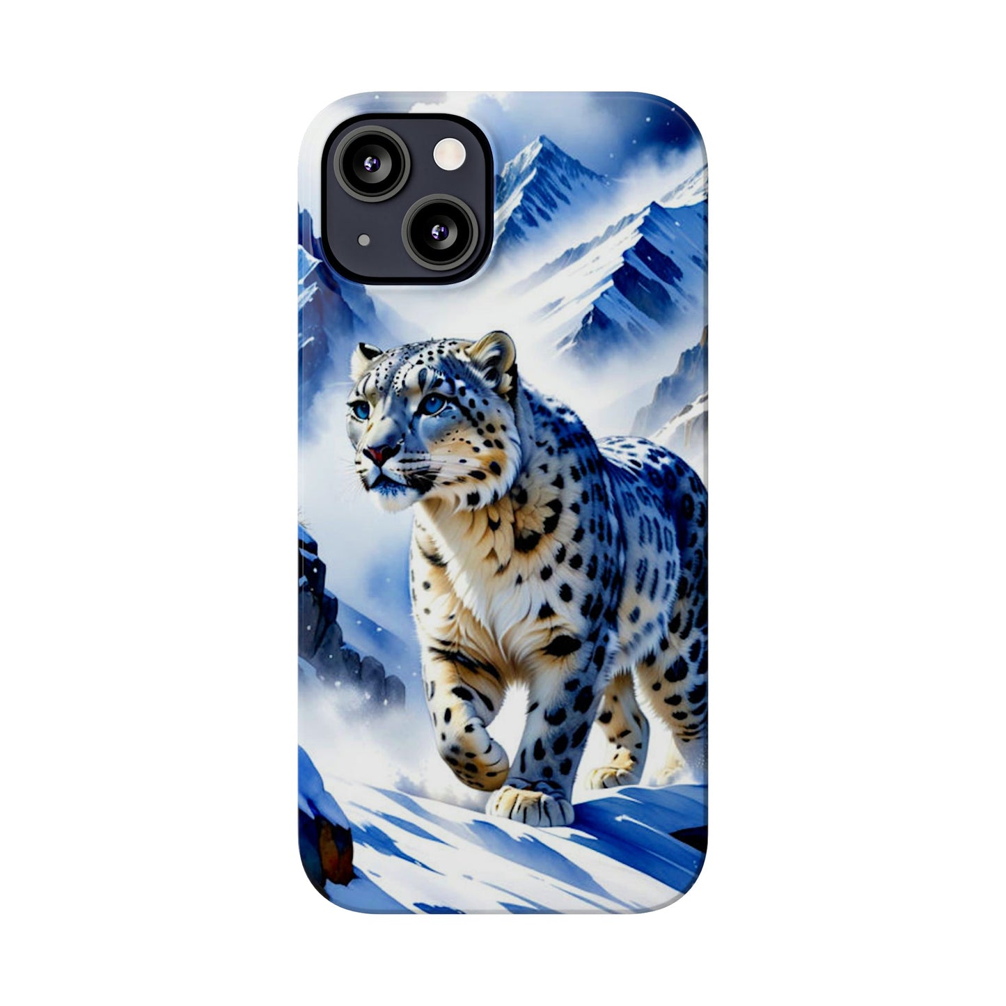 White Tiger Slim Phone Case - Colorwink