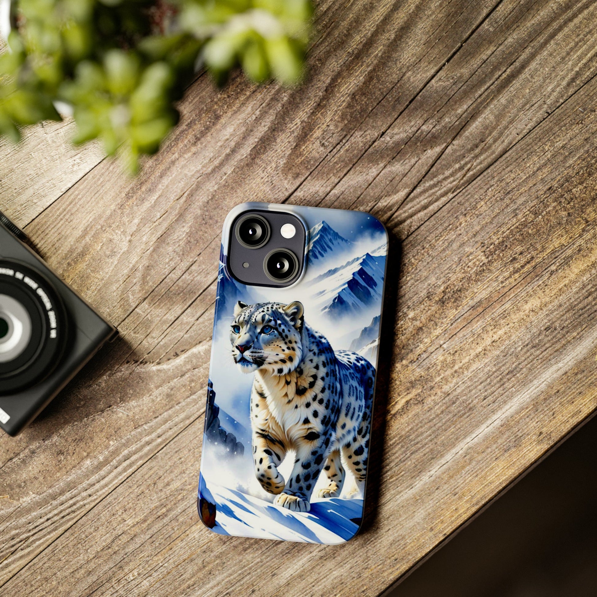 White Tiger Slim Phone Case - Colorwink