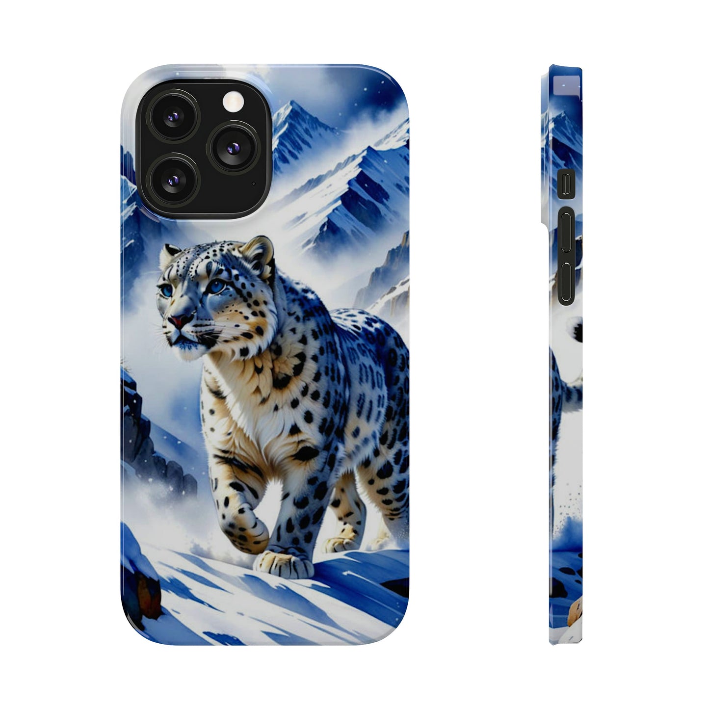 White Tiger Slim Phone Case - Colorwink