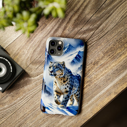 White Tiger Slim Phone Case - Colorwink