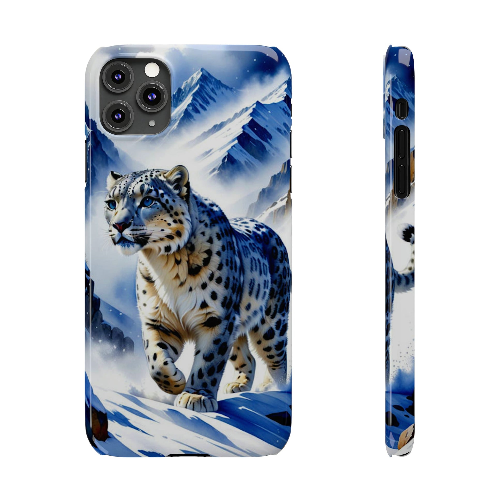 White Tiger Slim Phone Case - Colorwink