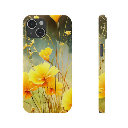 Wild Flower Slim Phone Case - Colorwink