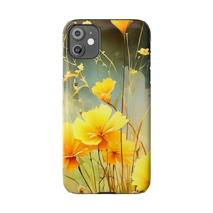 Wild Flower Slim Phone Case - Colorwink