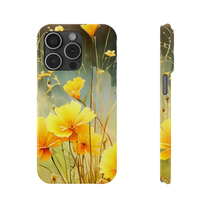 Wild Flower Slim Phone Case - Colorwink