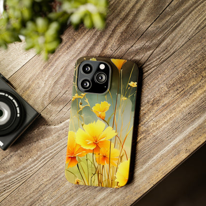 Wild Flower Slim Phone Case - Colorwink