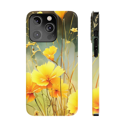 Wild Flower Slim Phone Case - Colorwink