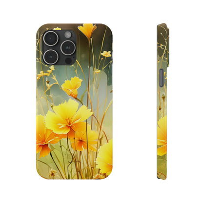 Wild Flower Slim Phone Case - Colorwink