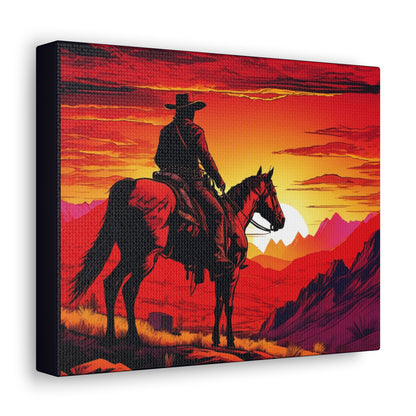 Wild West View Canvas - Colorwink