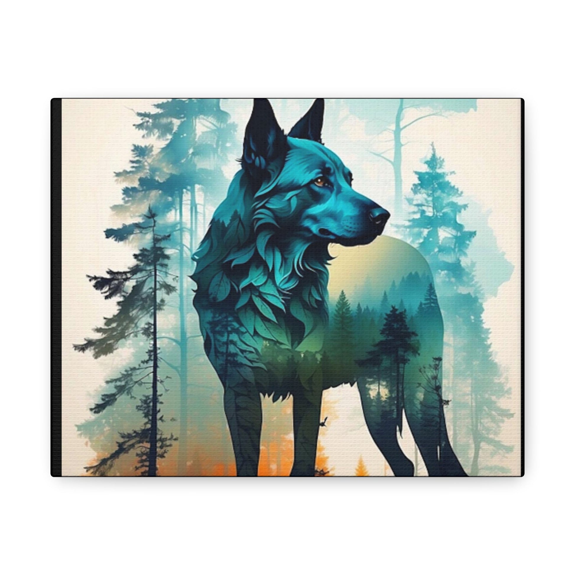 Wolf Art Canvas - Colorwink