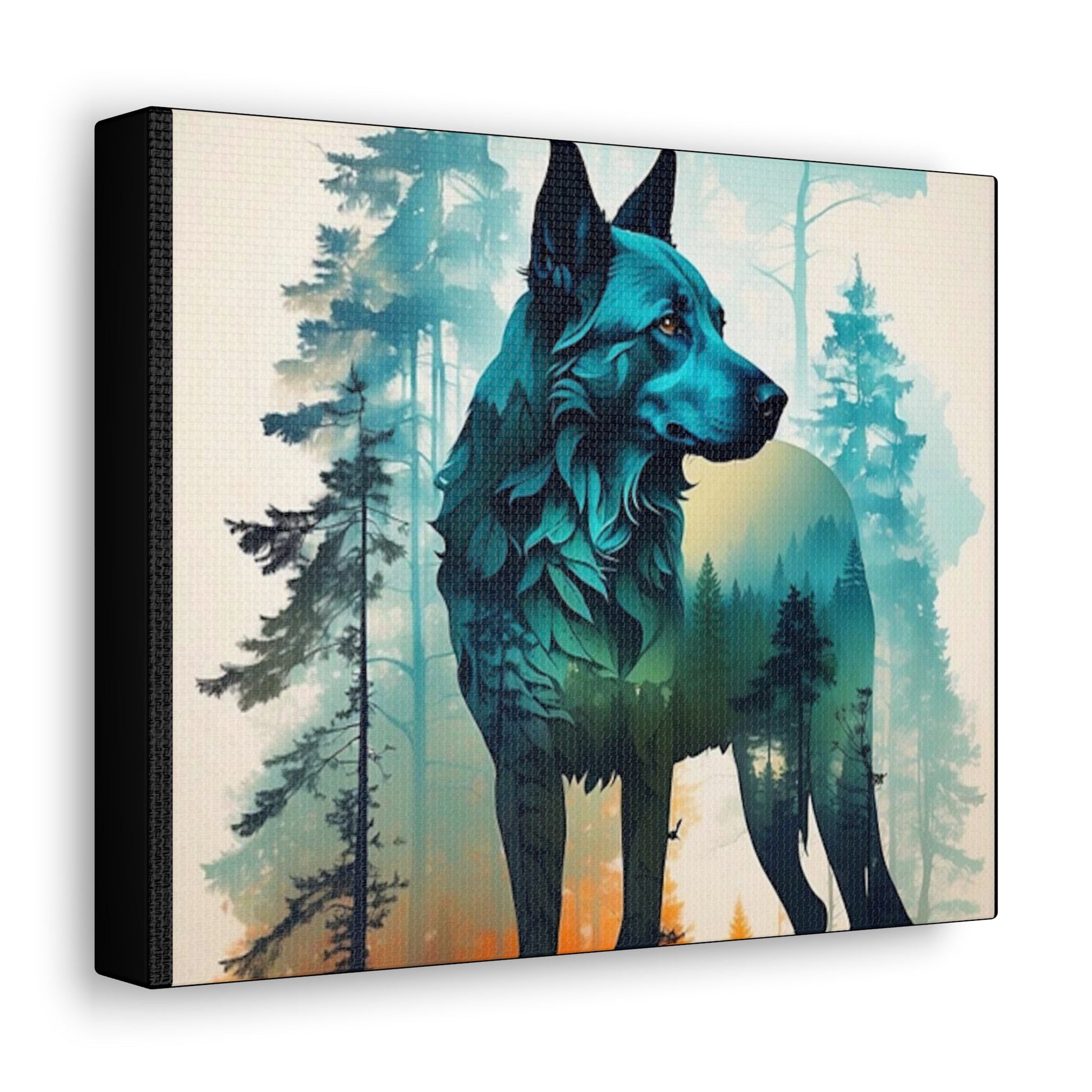 Wolf Art Canvas - Colorwink