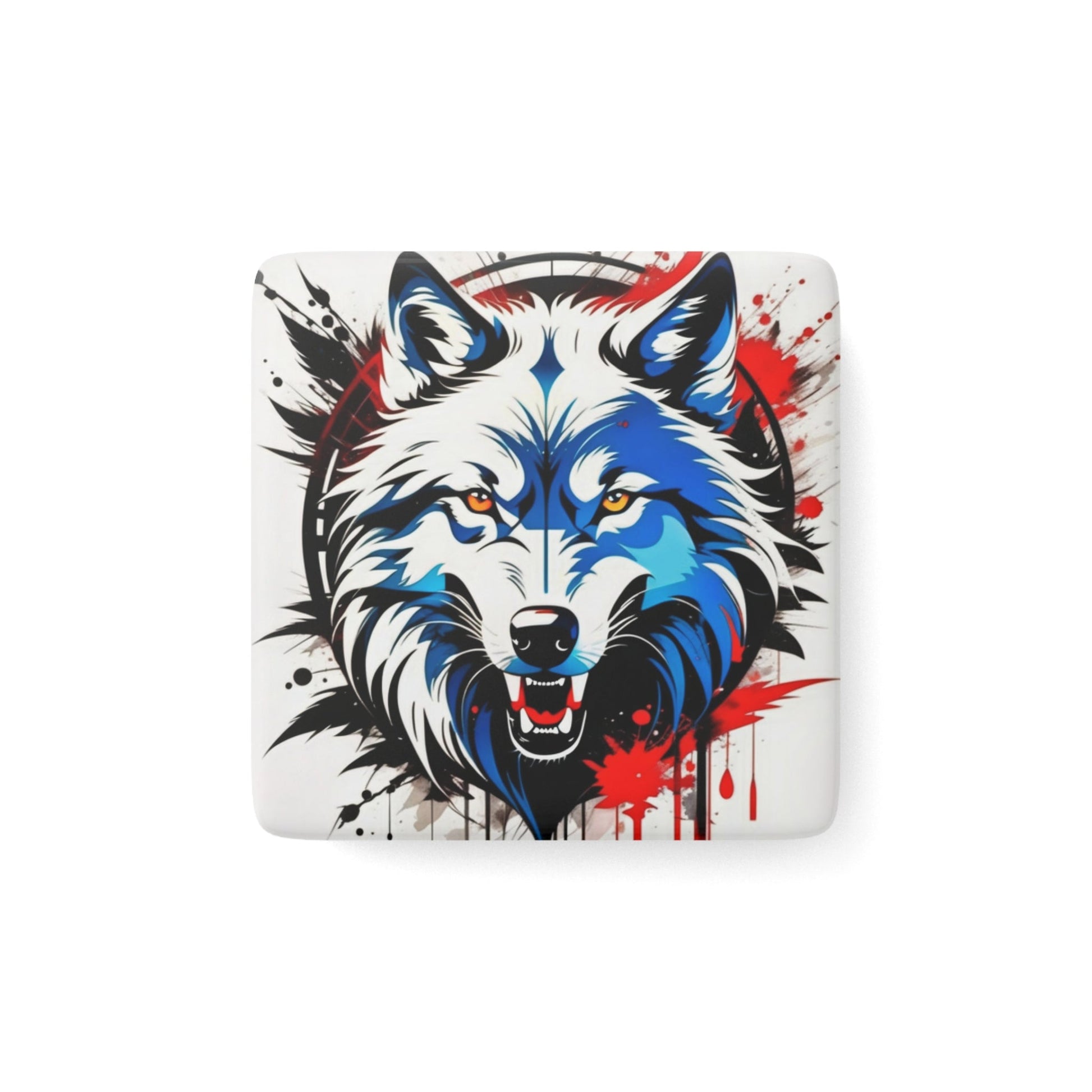 Wolf Fridge Magnet - Colorwink