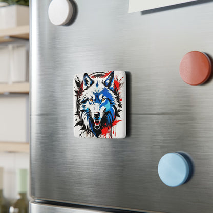 Wolf Fridge Magnet - Colorwink