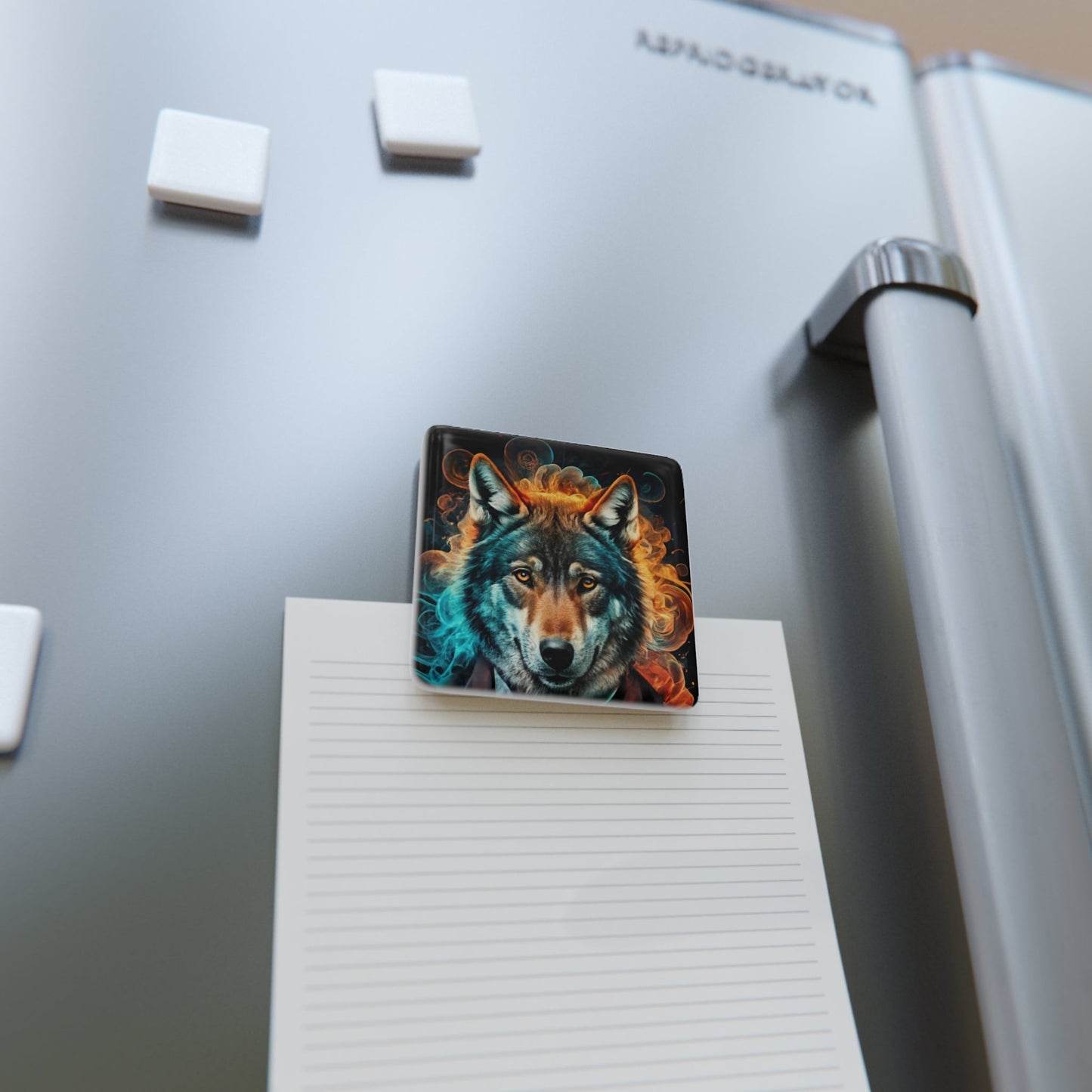 Wolf Fridge Magnet - Colorwink