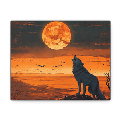 Wolf View Canvas - Colorwink