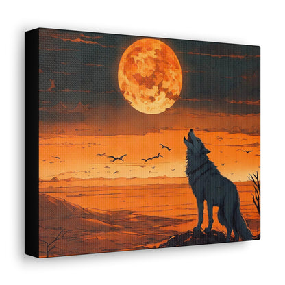 Wolf View Canvas - Colorwink