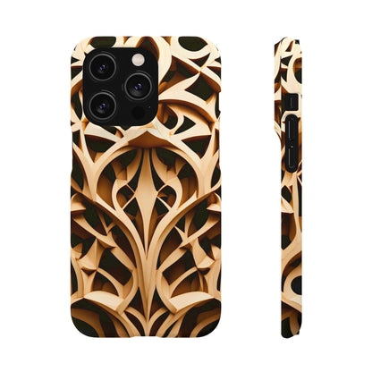 Wooden Patterns Snap Case - Colorwink