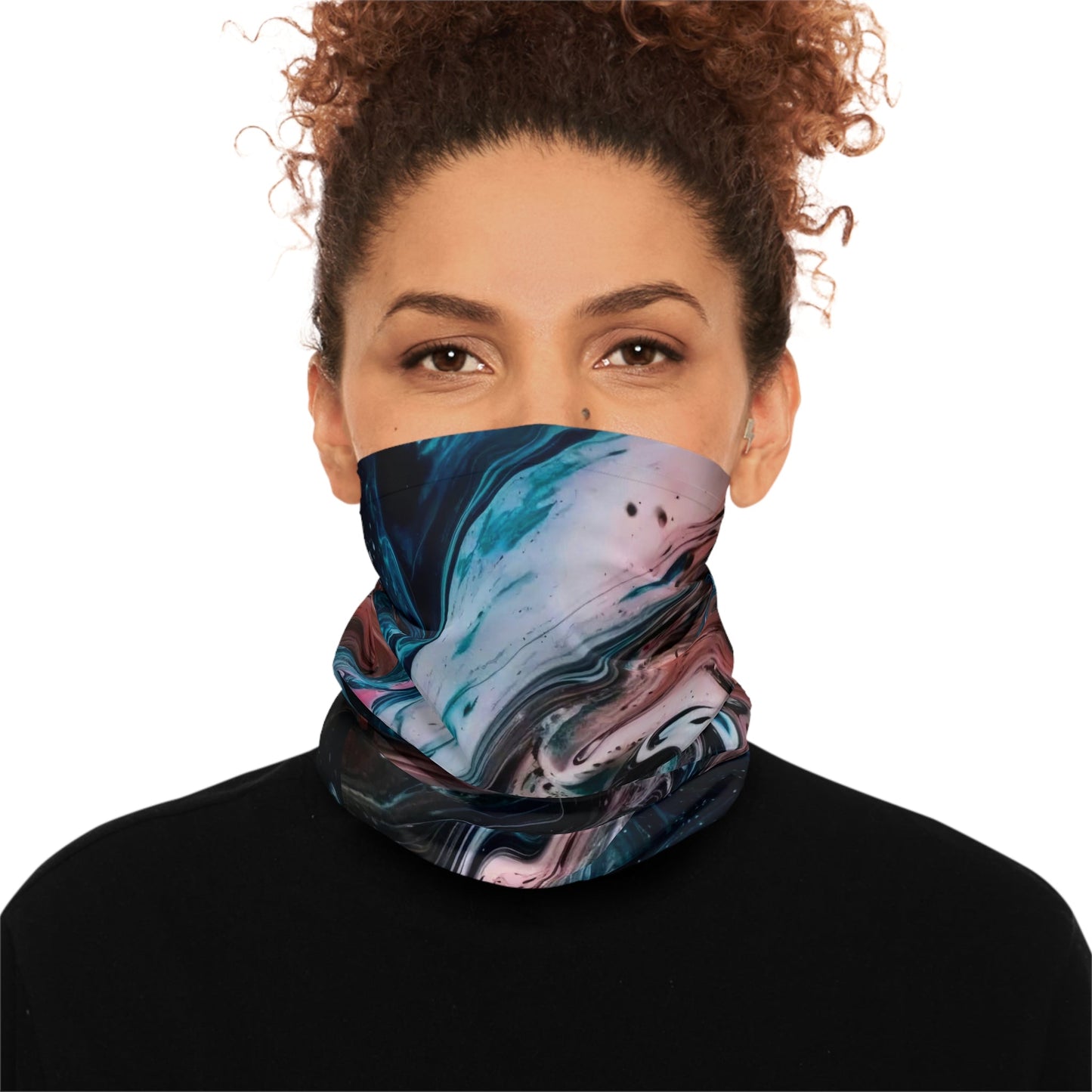 Abstract Astro Design Neck Gaiter - Colorwink