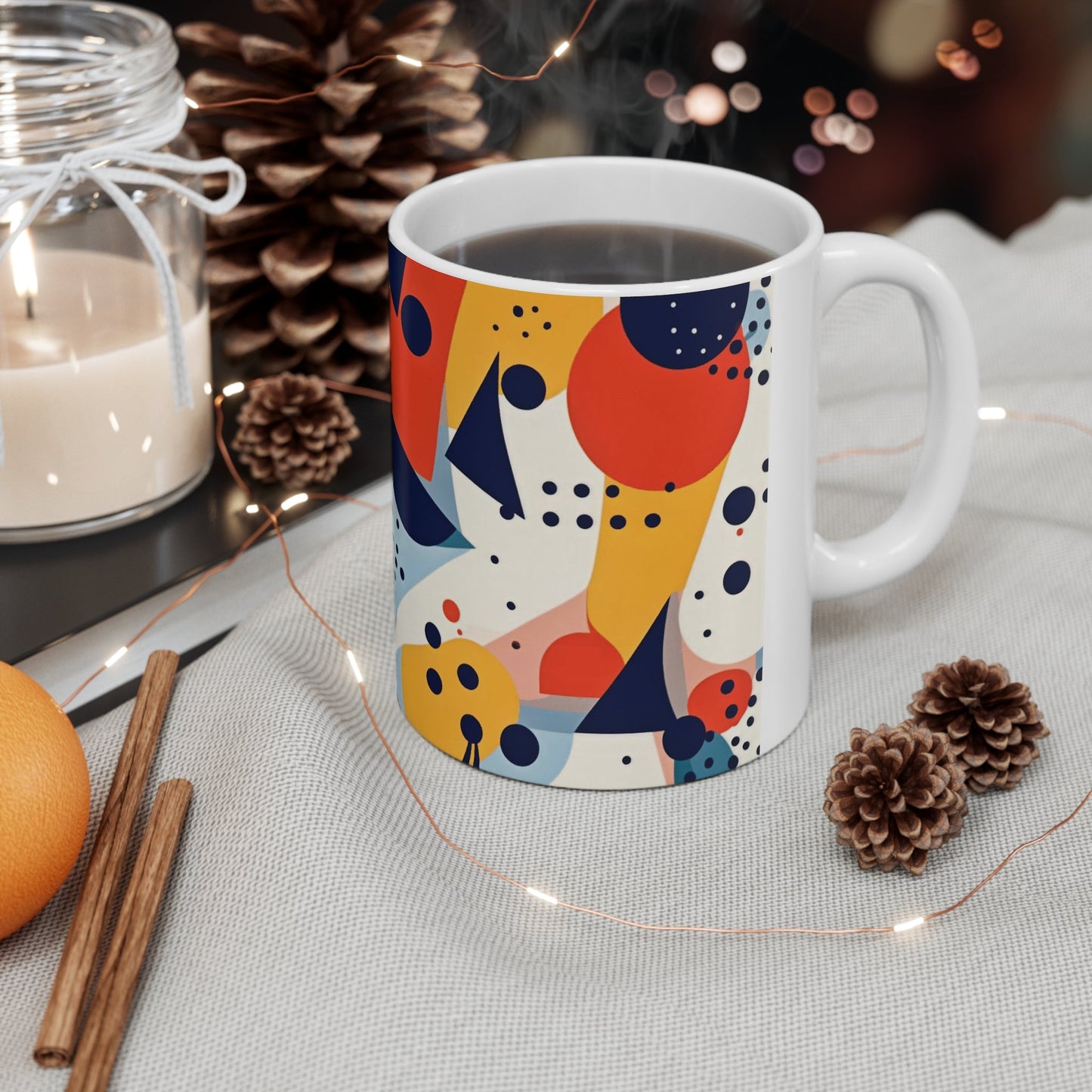 Abstract Design Ceramic Mug - Colorwink