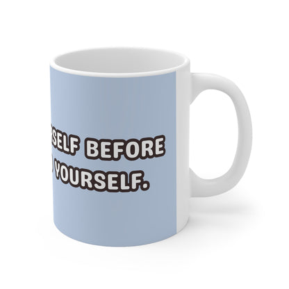 "Espresso yourself before you Depresso yourself." Ceramic Mug - Colorwink