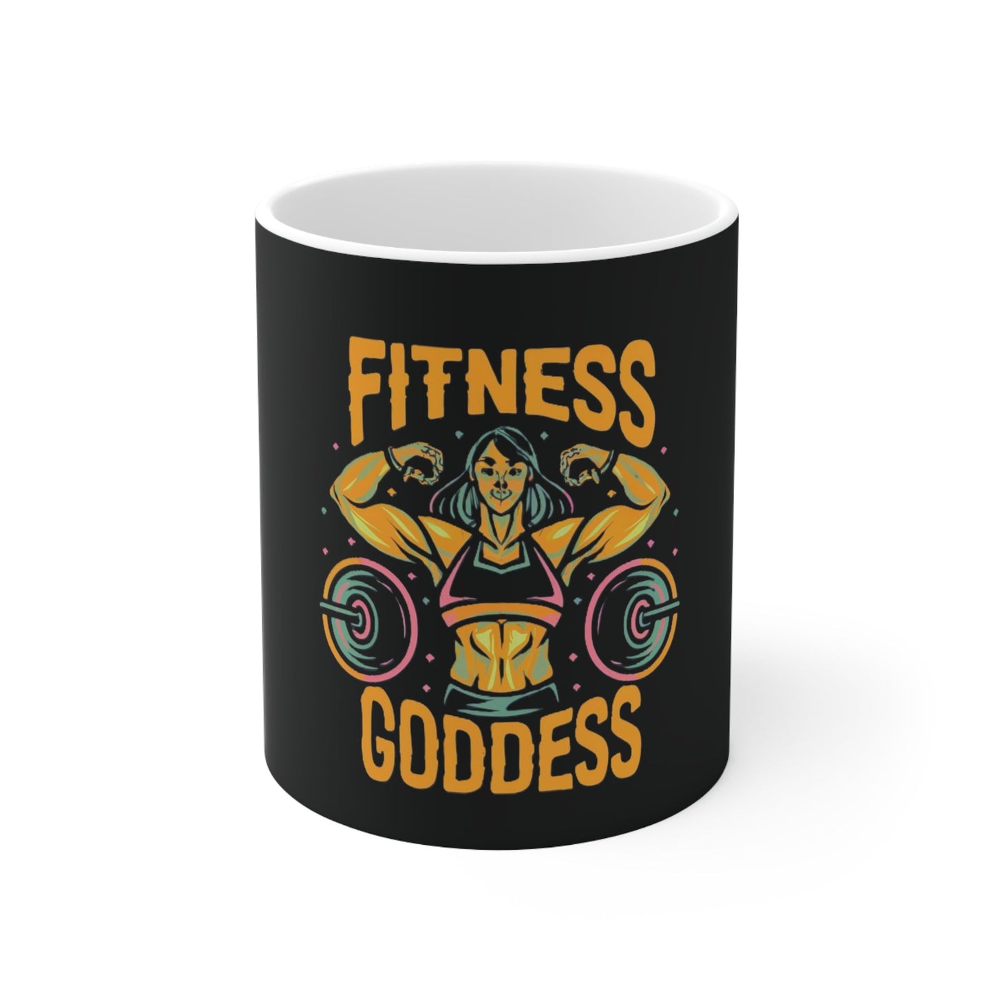 "Fitness Goddess" Ceramic Mug QC - Colorwink